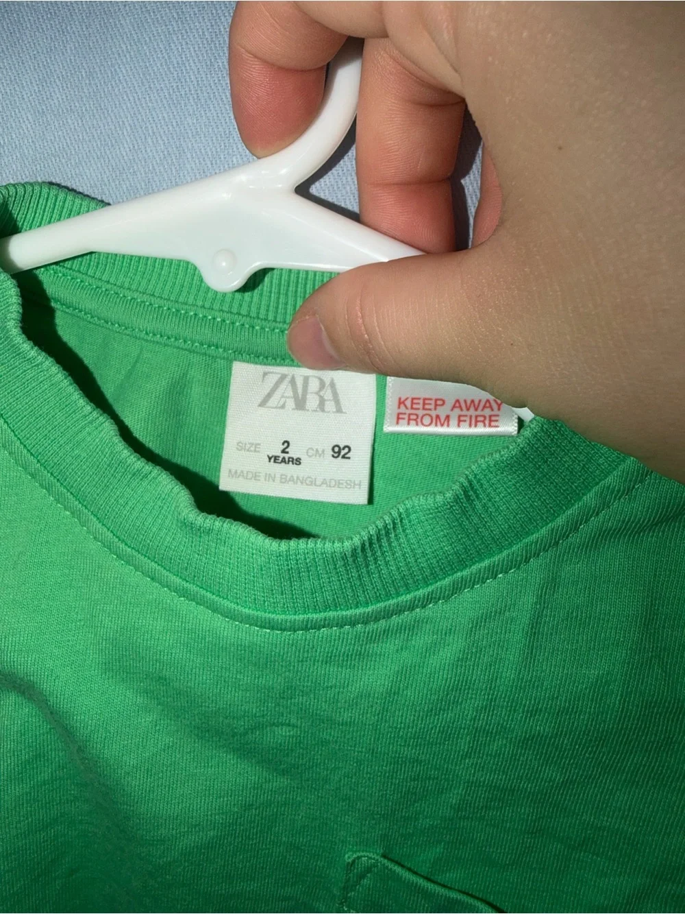Zara vibrant green